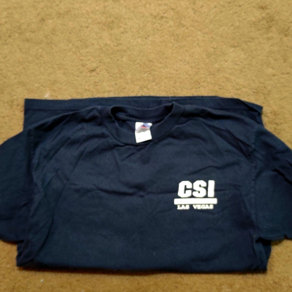 CSI Las Vegas promotional T-shirt size medium